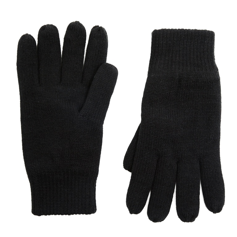 Fine-knit gloves "Svensson" Black